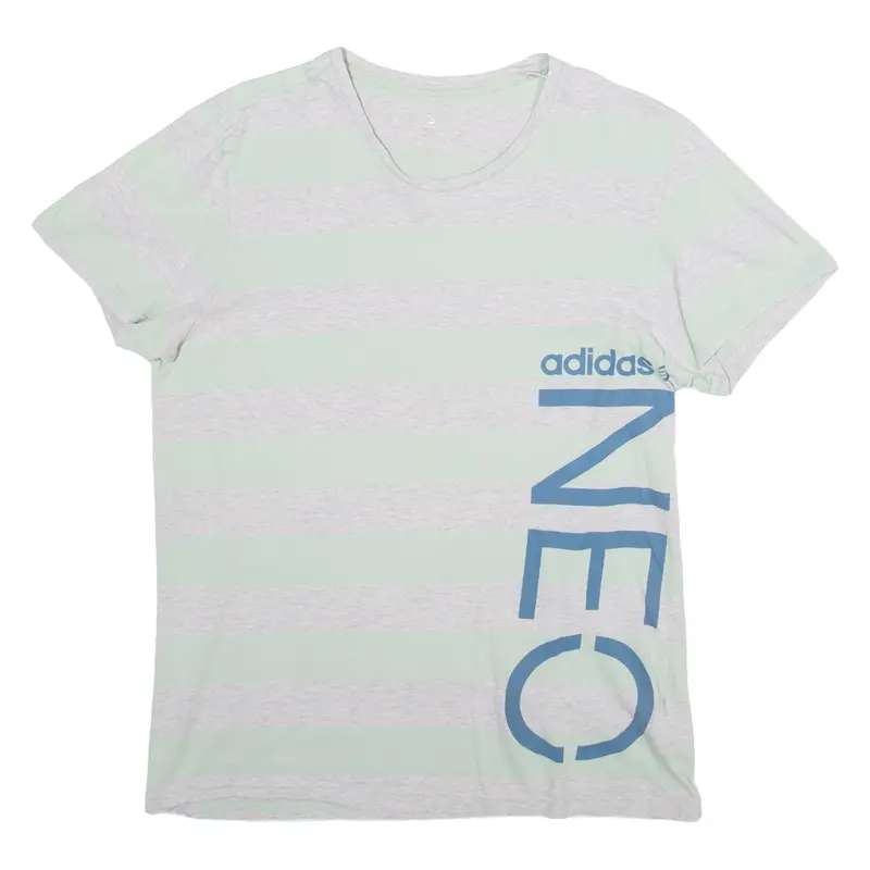 Adidas Mens T-Shirt Grey M 1