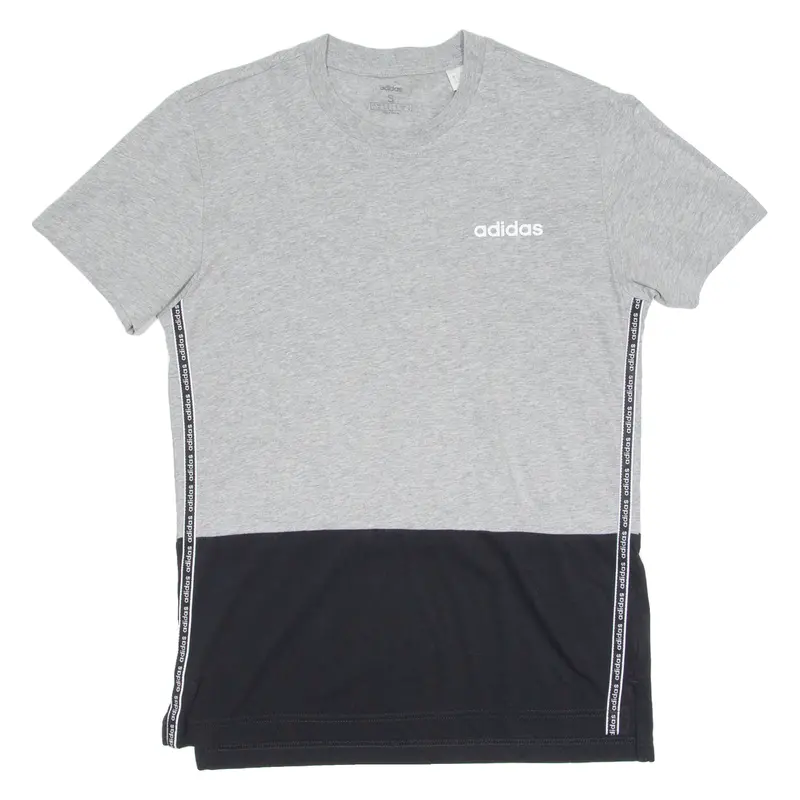 Adidas Mens T-Shirt Grey S 1