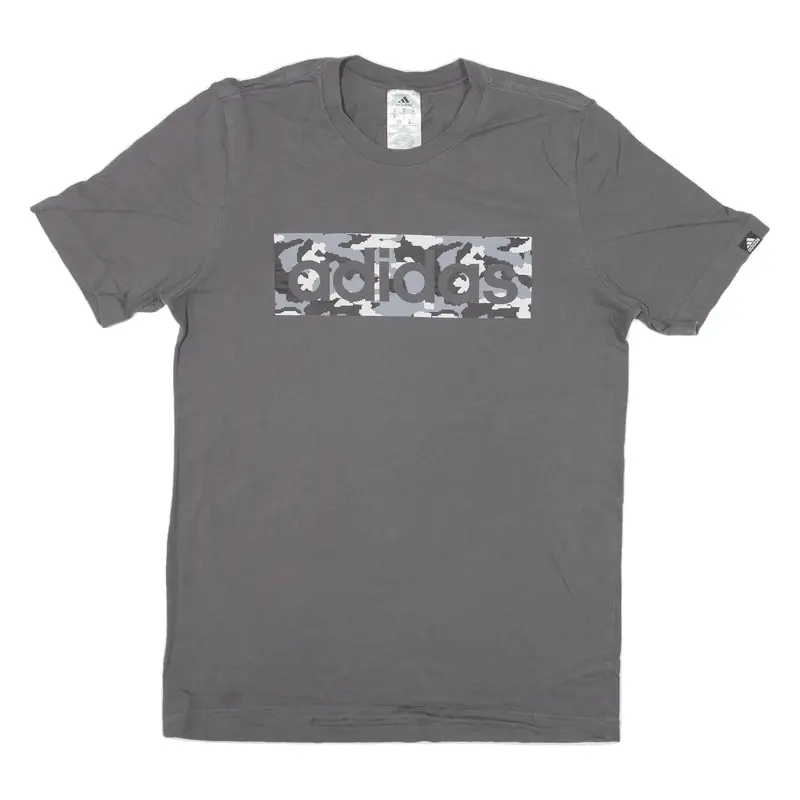 Adidas Mens T-Shirt Grey S 1