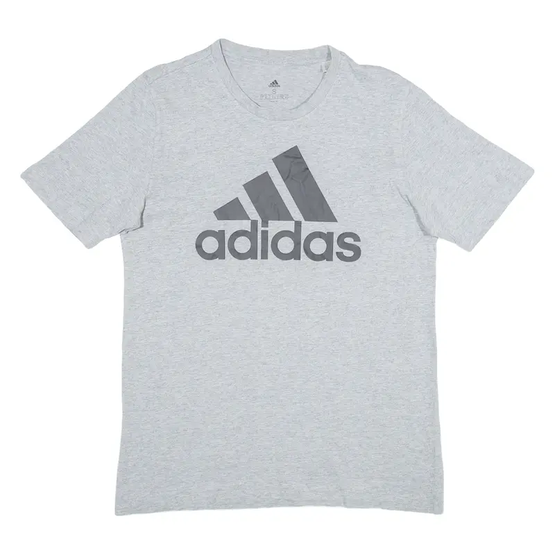 Adidas Mens T-Shirt Grey S 1