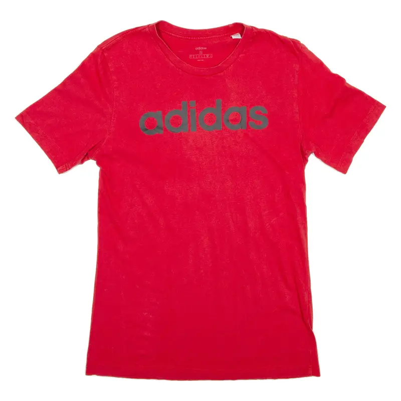 Adidas Mens T-Shirt Red S 1