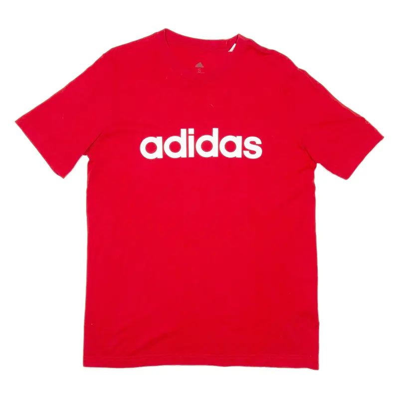 Adidas Mens T-Shirt Red S 1