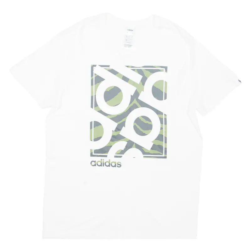Adidas Mens T-Shirt White M 1