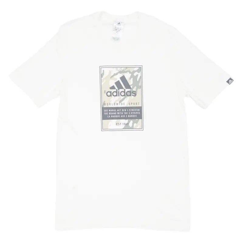 Adidas Mens T-Shirt White S 1