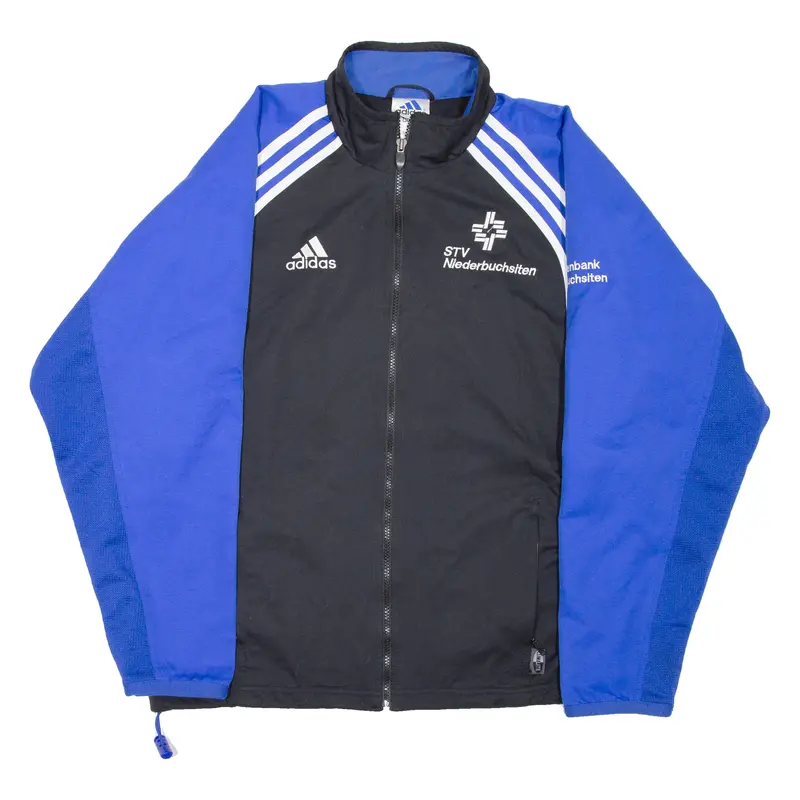 Adidas Mens Track Jacket Black Colourblock L 1