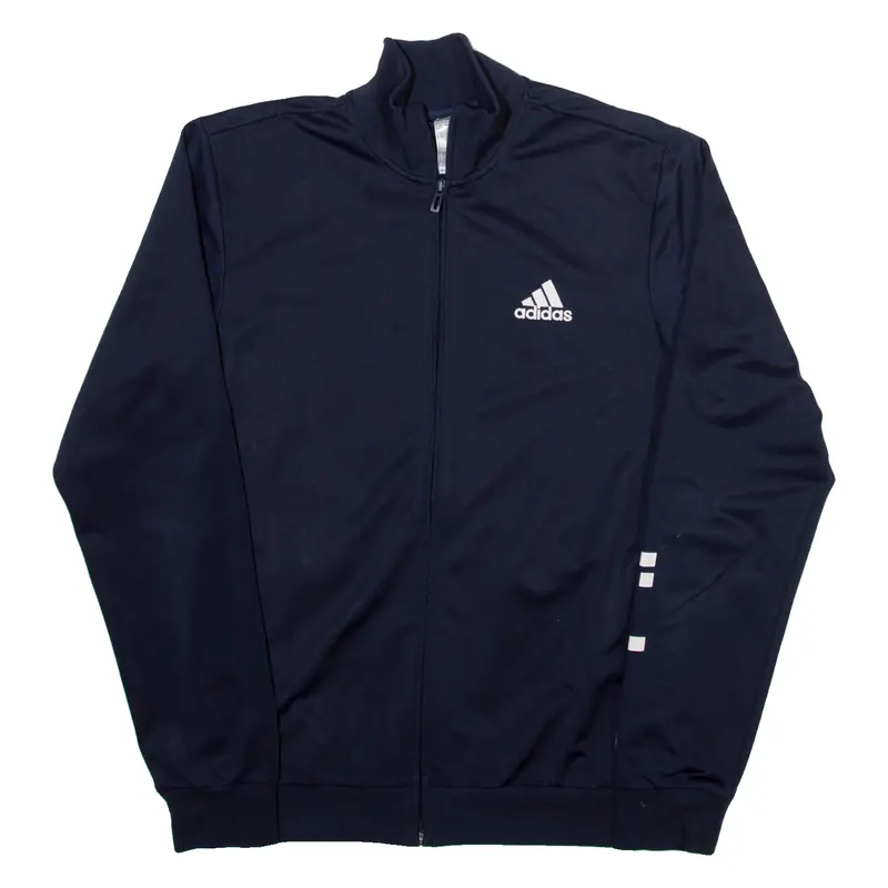 Adidas Mens Track Jacket Blue S 1