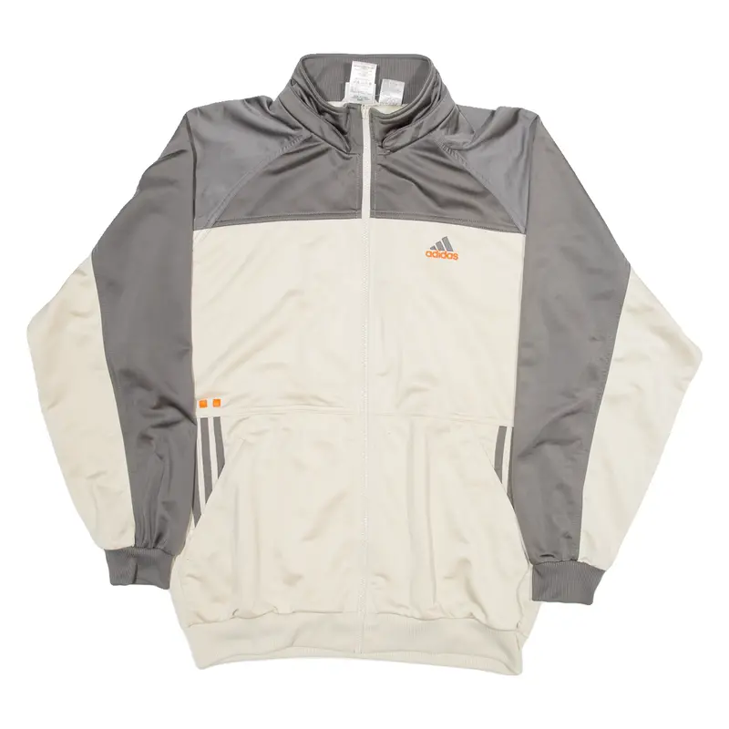 Adidas Mens Track Jacket Cream Xl 1