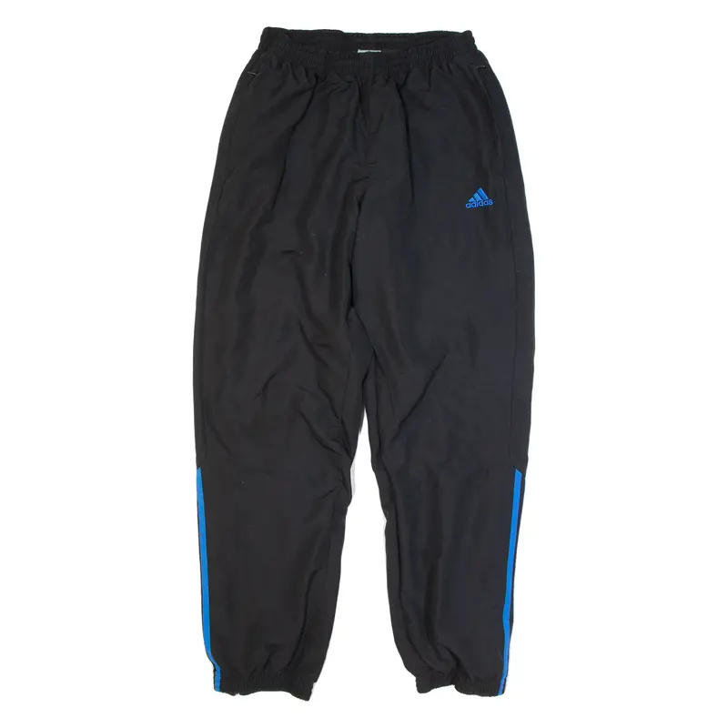 Adidas Mens Track Pants Black Tapered L W28 L30 1