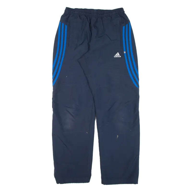 Adidas Mens Track Pants Blue Straight M W28 L30 1