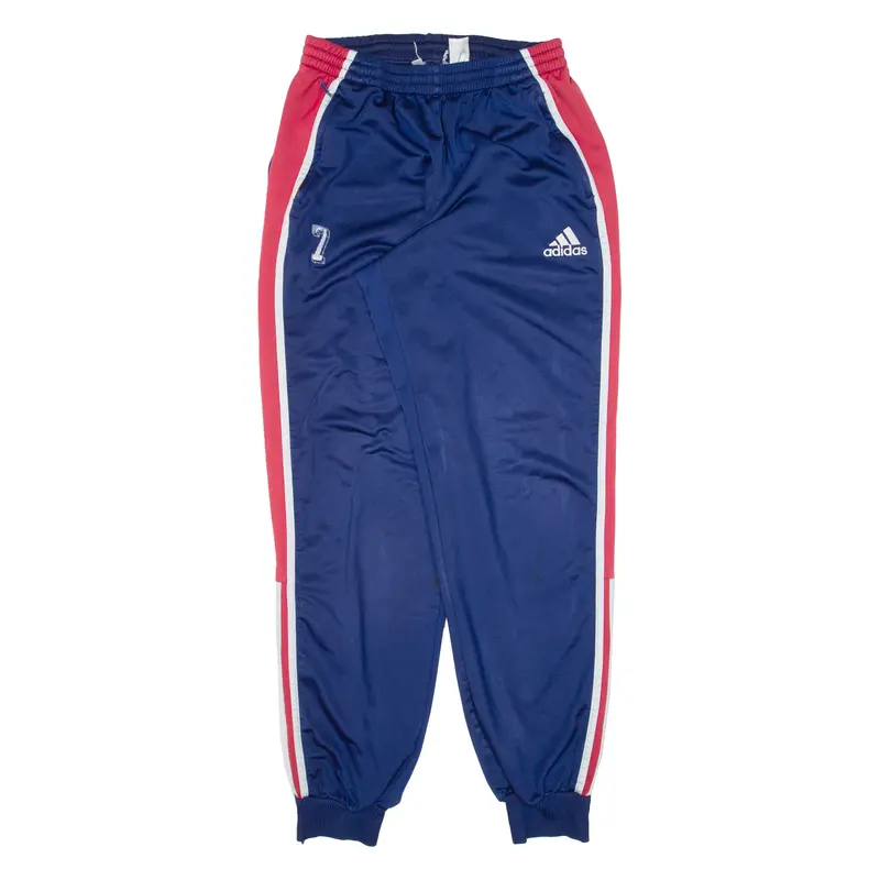 Adidas Mens Track Pants Blue Tapered M W27 L31 1
