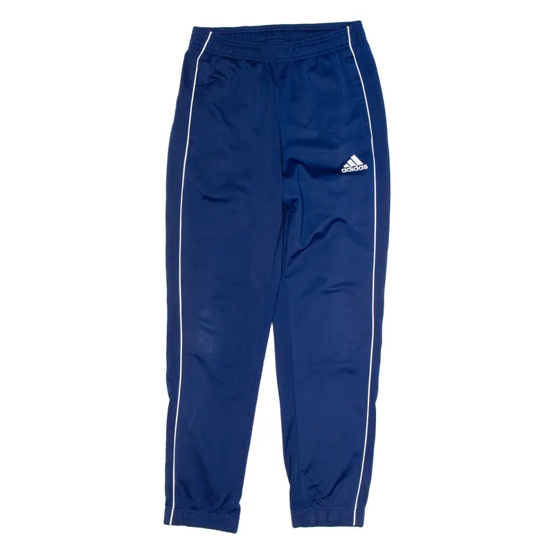 Adidas Mens Track Pants Blue Tapered S W28 L30 1
