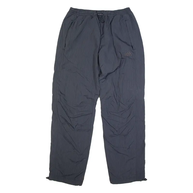 Adidas Mens Track Pants Grey Straight M W30 L32 1