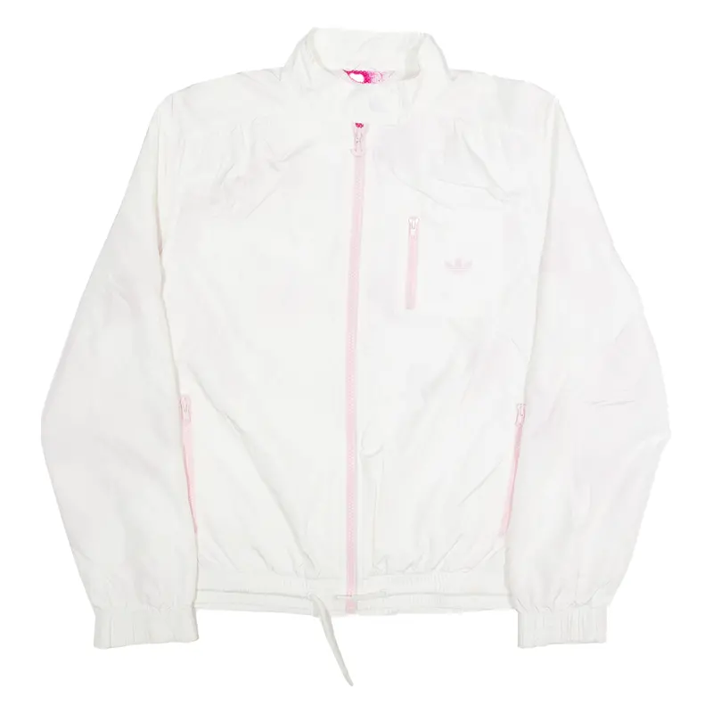Adidas Mesh Lined Womens Coach Jacket White S 1