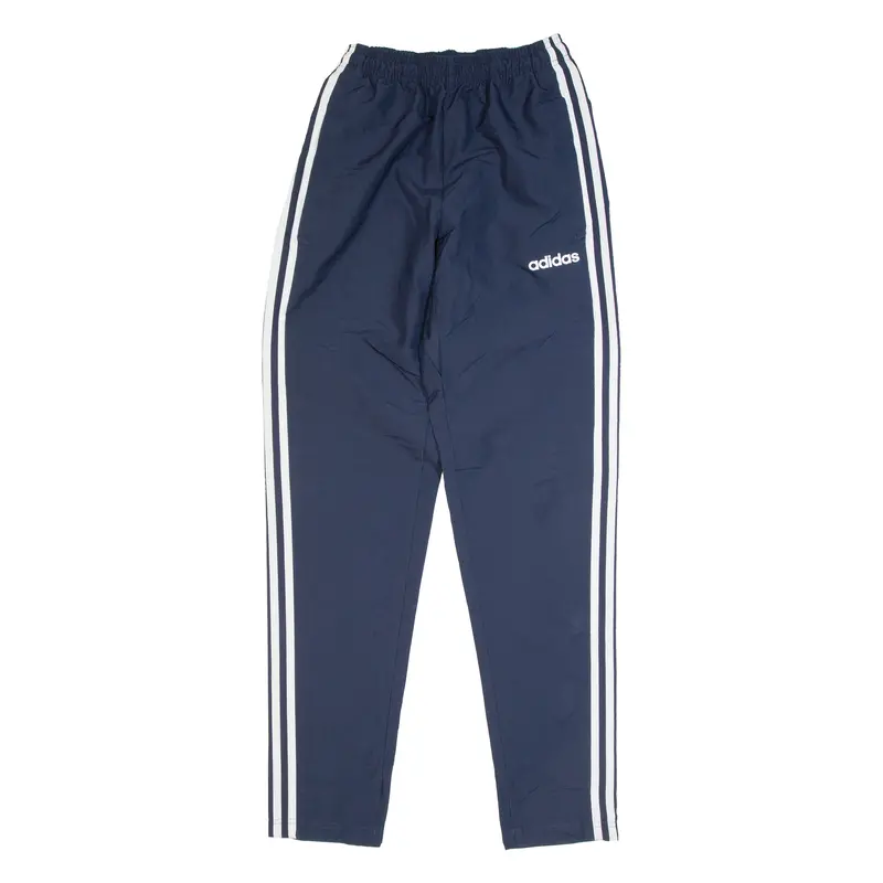 Adidas Mesh Lined Womens Track Pants Blue Tapered Xs W22 L31 1