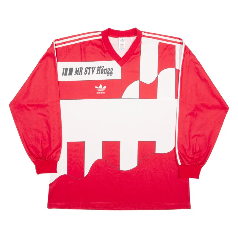 Adidas Mr Stv Hongg Mens Football Shirt Jersey Red 90S V-Neck Xl 1
