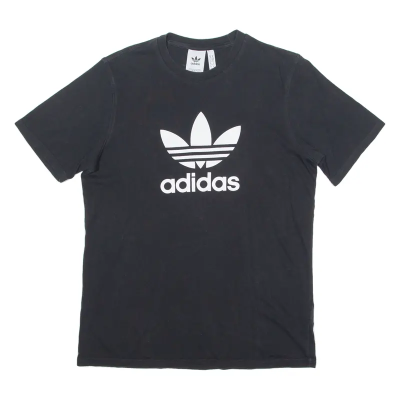 Adidas Originals Mens T-Shirt Black Crew Neck M 1