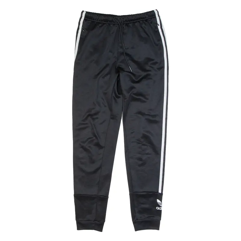 Adidas Originals Womens Track Pants Black Tapered Uk 8 W27 L28 1