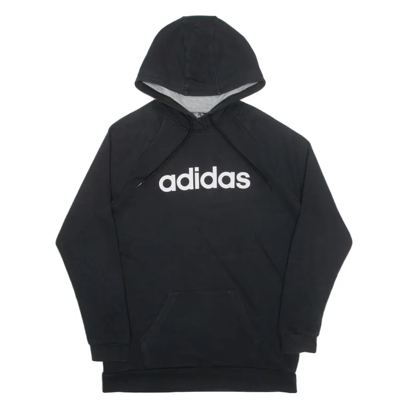 Adidas Oversized Womens Black Hoodie S 1