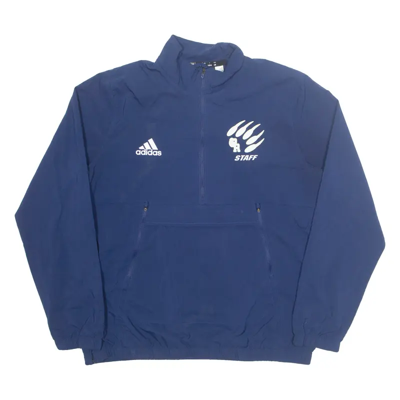 Adidas Palmer Ridge Baseball Womens Pullover Jacket Blue Usa L 1