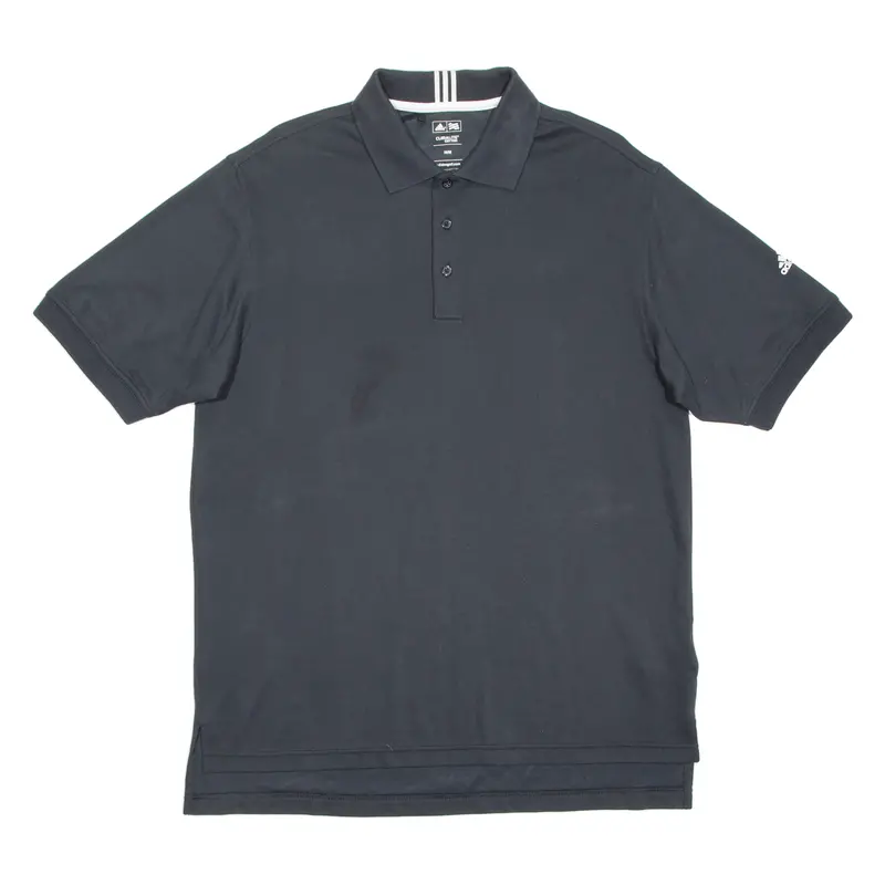 Adidas Relaxed Fit Mens Polo Shirt Black M 1