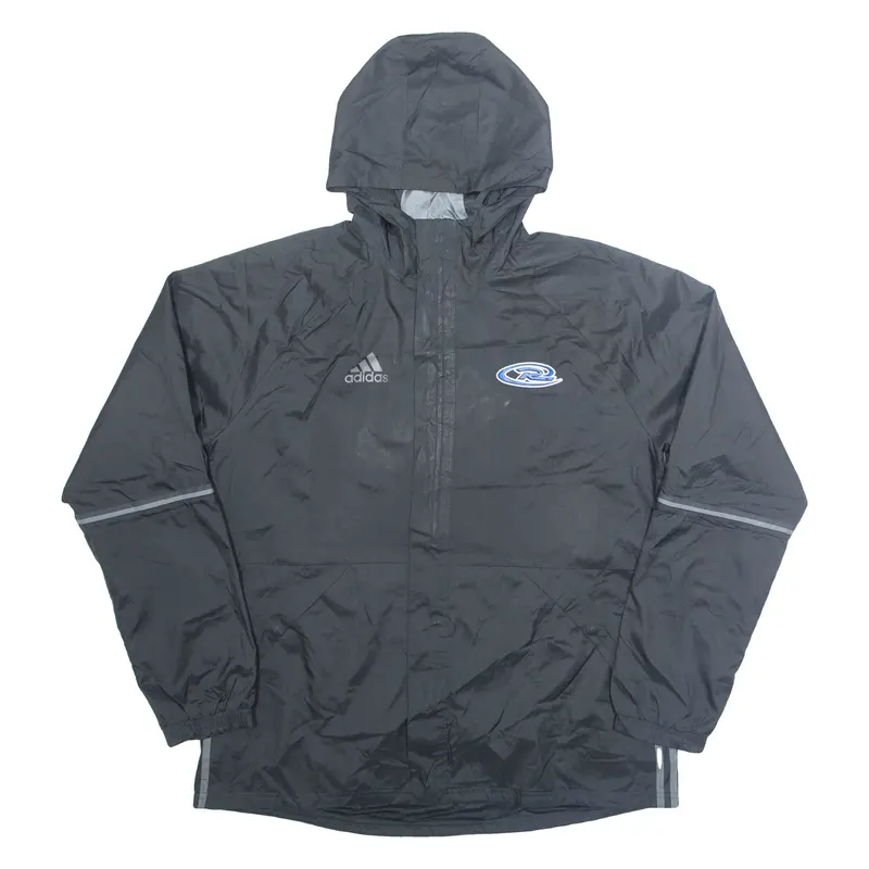 Adidas Rush Soccer Mens Jacket Black Hooded Xl 1