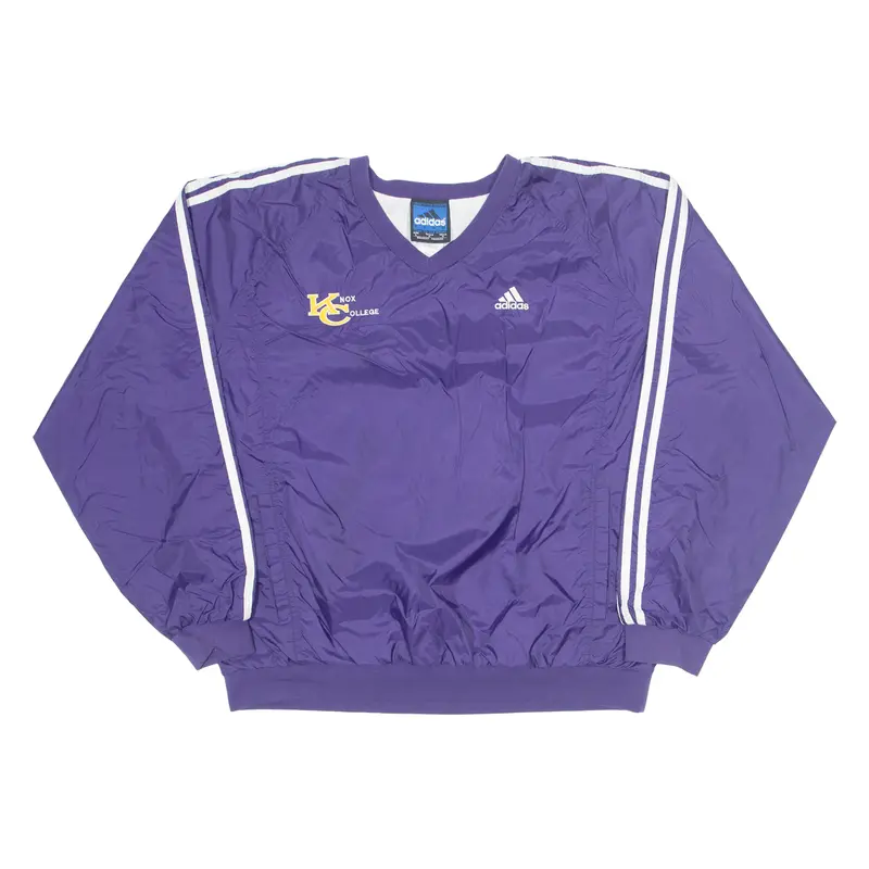 Adidas Team Knox College Training Mens Sweatshirt Purple 90S Usa L 1