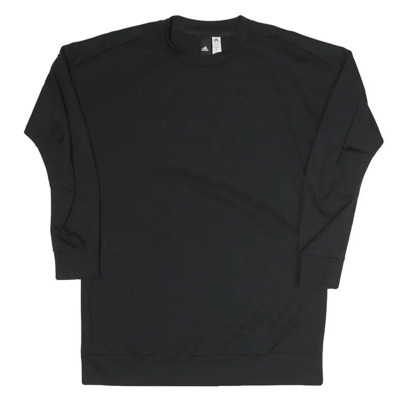 Adidas Womens Black Sweatshirt Crew Neck M Lightweight Pullover Casual 1