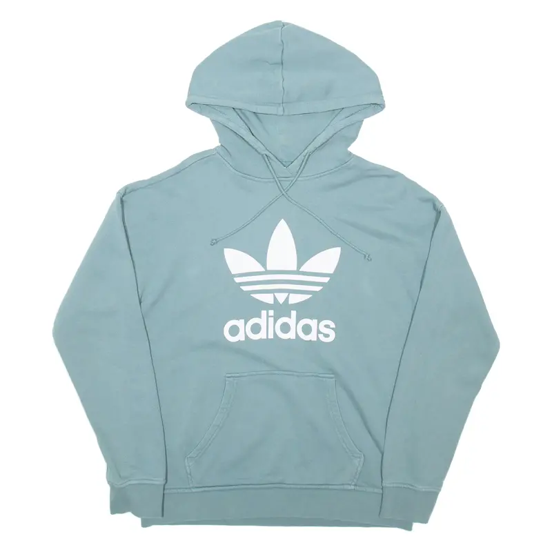 Adidas Womens Blue Hoodie Uk 8 1