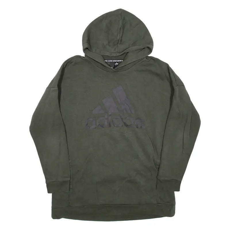 Adidas Womens Green Hoodie L 1