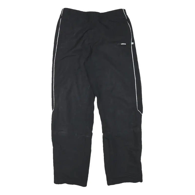 Adidas Womens Joggers Black Slim Straight M W28 L29 Sportswear Training Track 1