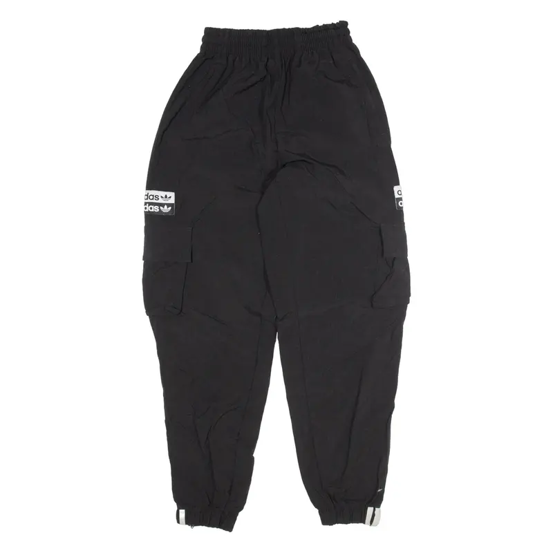 Adidas Womens Joggers Black Tapered Uk 6 W22 L27 1
