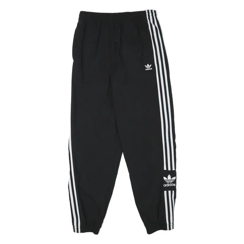 Adidas Womens Joggers Black & White Regular Tapered Uk 10 W25 L27 Casual Sports 1