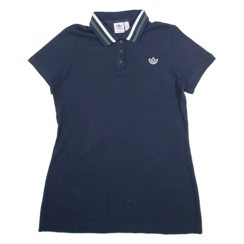 Adidas Womens Polo Shirt Blue Uk 16 1