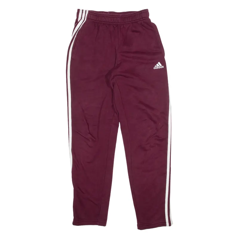 Adidas Womens Sweatpants Maroon Straight S W26 L28 1