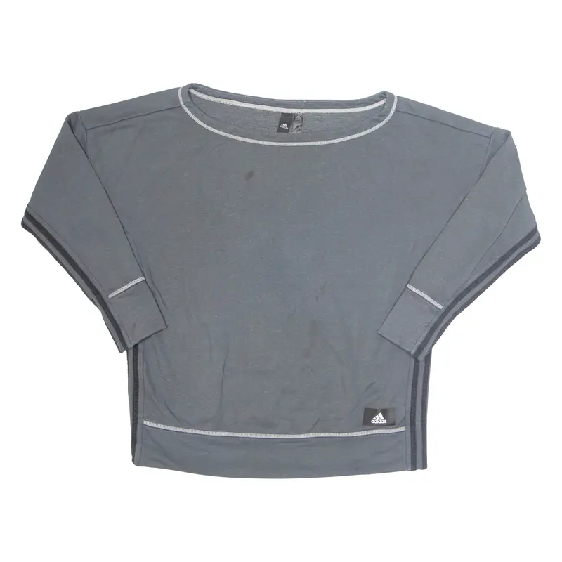 Adidas Womens Sweatshirt Grey M 1