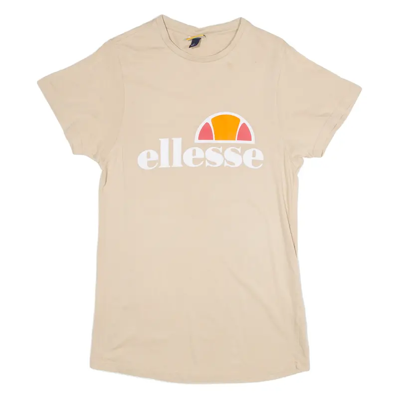 Adidas Womens T-Shirt Beige Uk 12 1