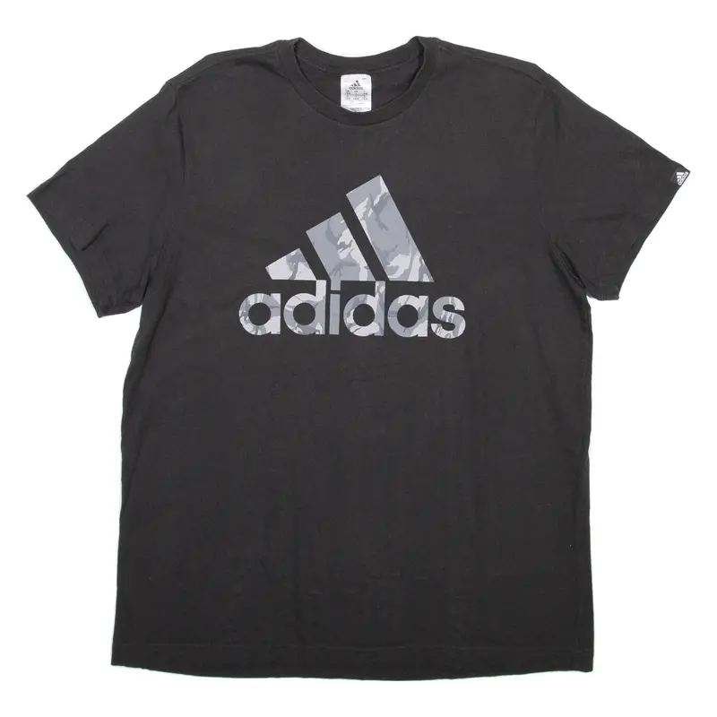 Adidas Womens T-Shirt Black L 1
