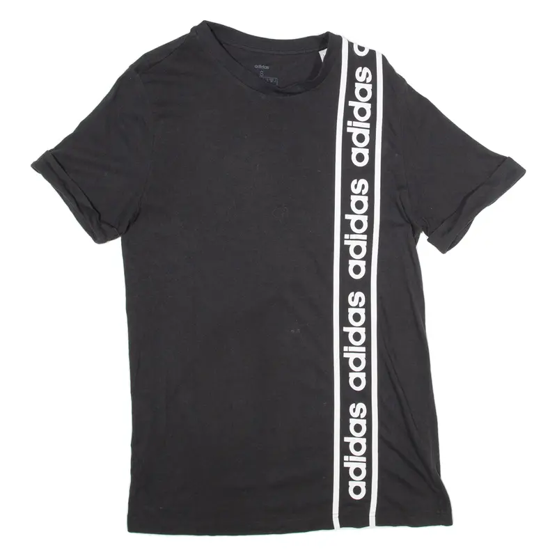 Adidas Womens T-Shirt Black S 1