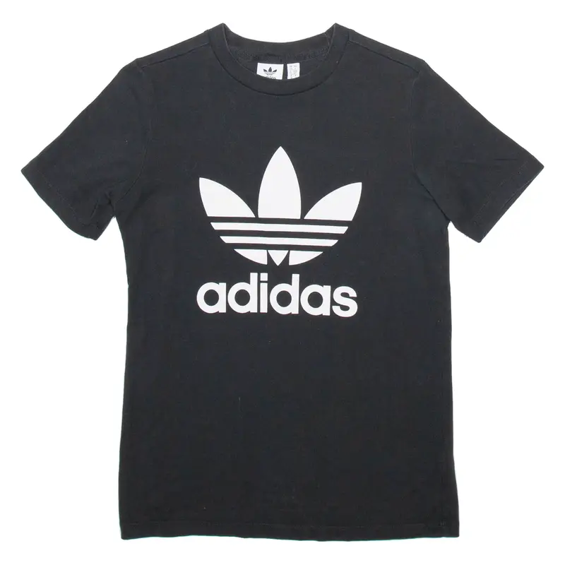 Adidas Womens T-Shirt Black Uk 10 1