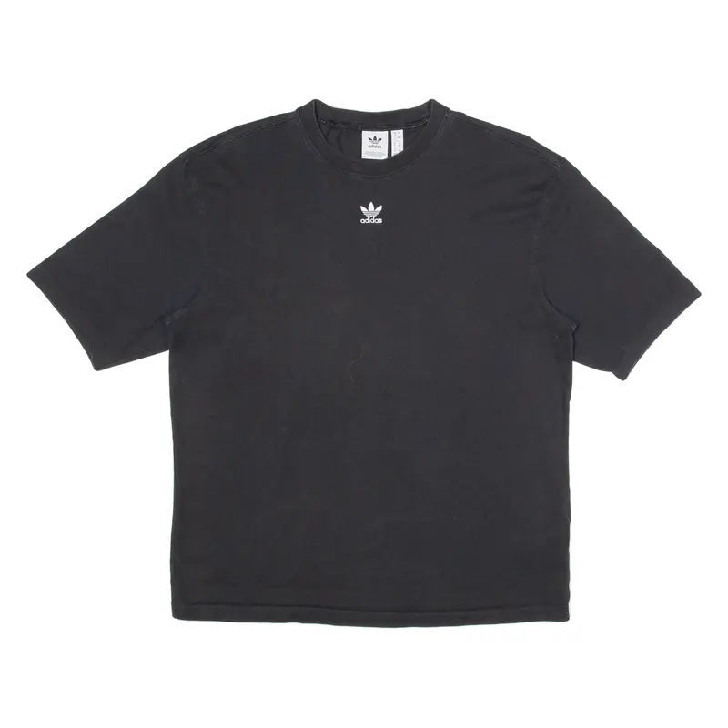 Adidas Womens T-Shirt Black Uk 8 1