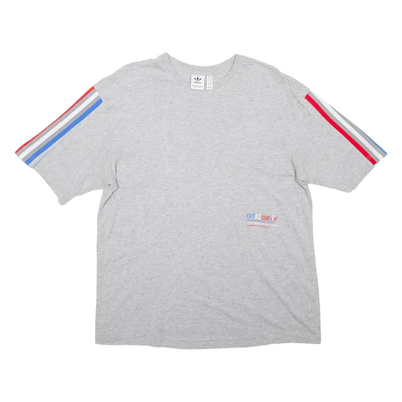 Adidas Womens T-Shirt Grey Uk 10 1