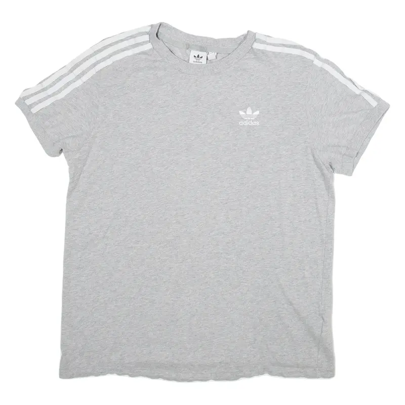 Adidas Womens T-Shirt Grey Uk 10 1