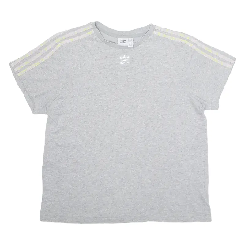 Adidas Womens T-Shirt Grey Uk 14 1