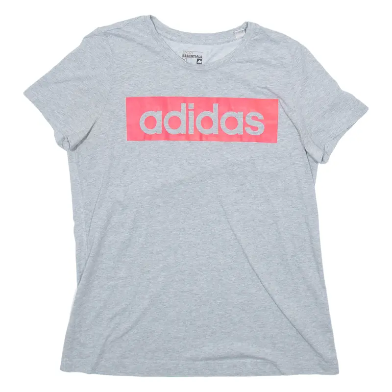 Adidas Womens T-Shirt Grey Xl 1