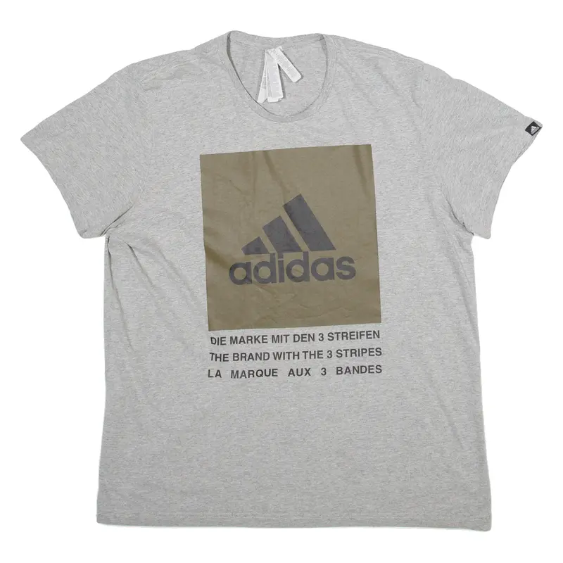 Adidas Womens T-Shirt Grey Xl 1