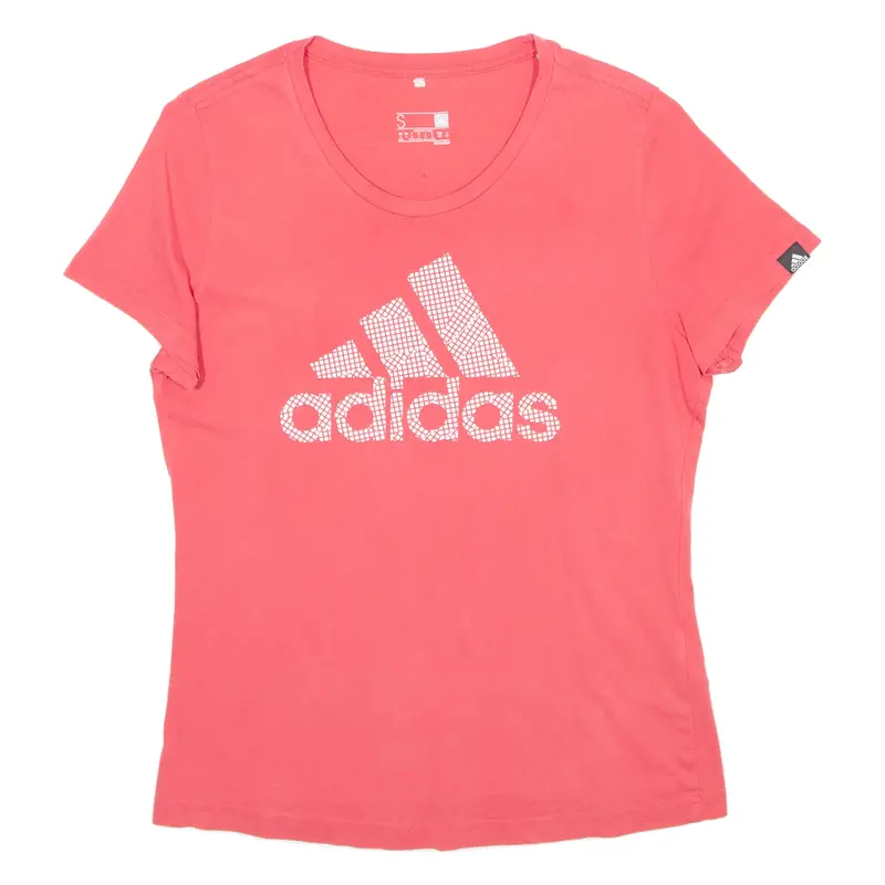Adidas Womens T-Shirt Pink S 1