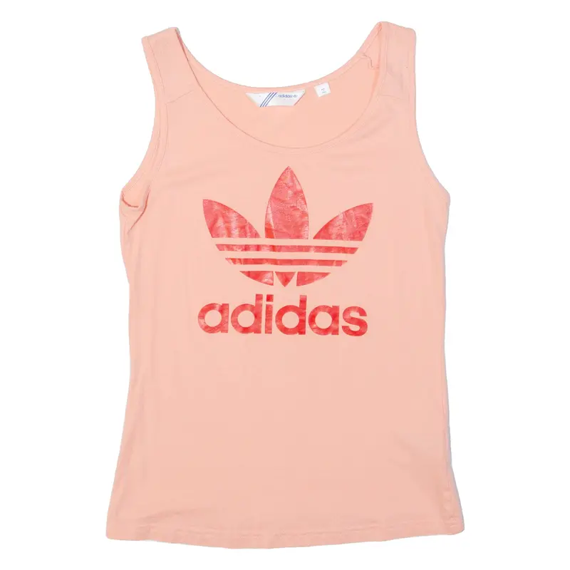 Adidas Womens T-Shirt Pink Sleeveless Uk 12 1