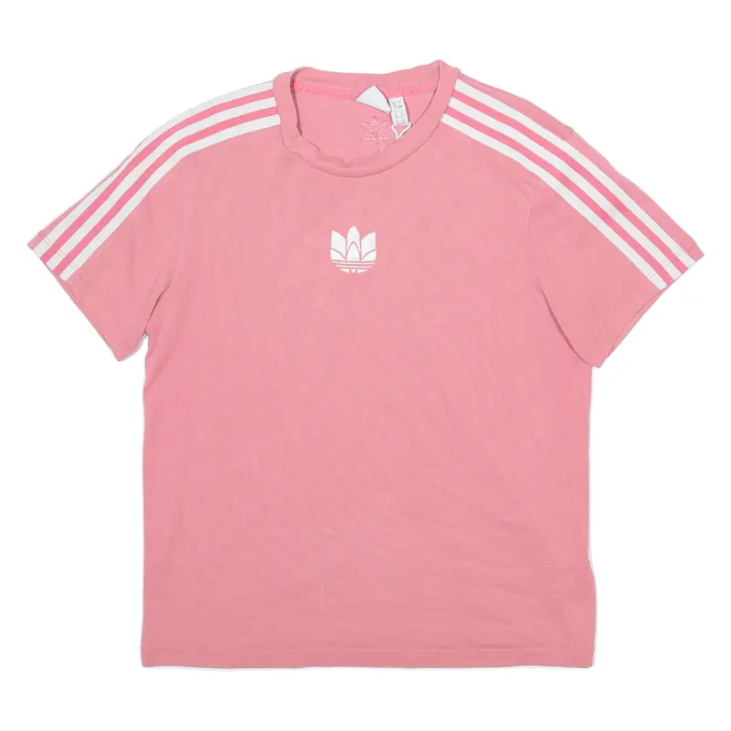 Adidas Womens T-Shirt Pink Uk 8 1