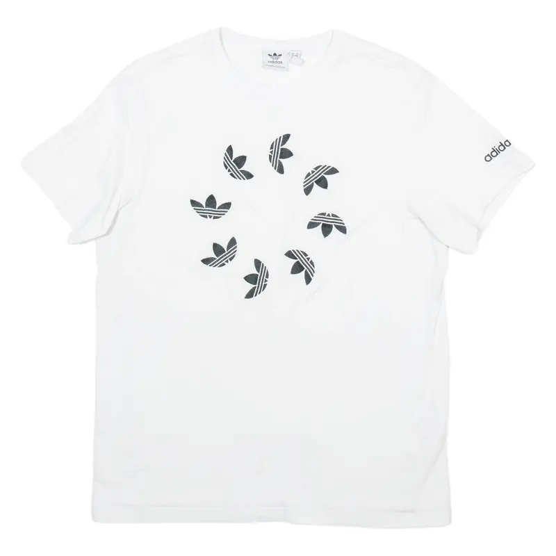 Adidas Womens T-Shirt White Uk 8 1
