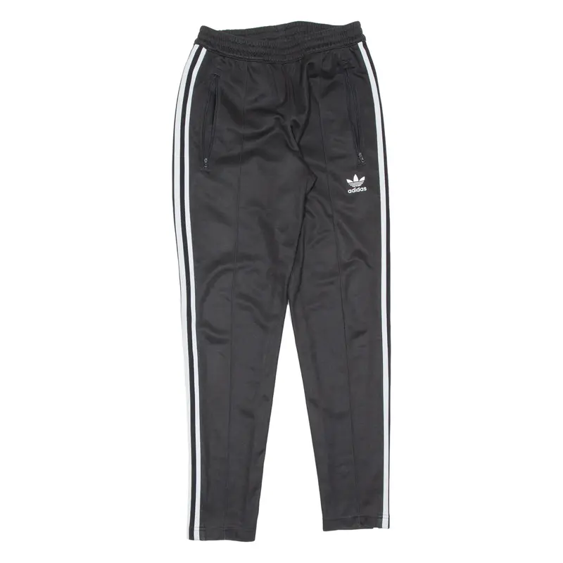Adidas Womens Track Pants Black Straight Xs W23 L28 1